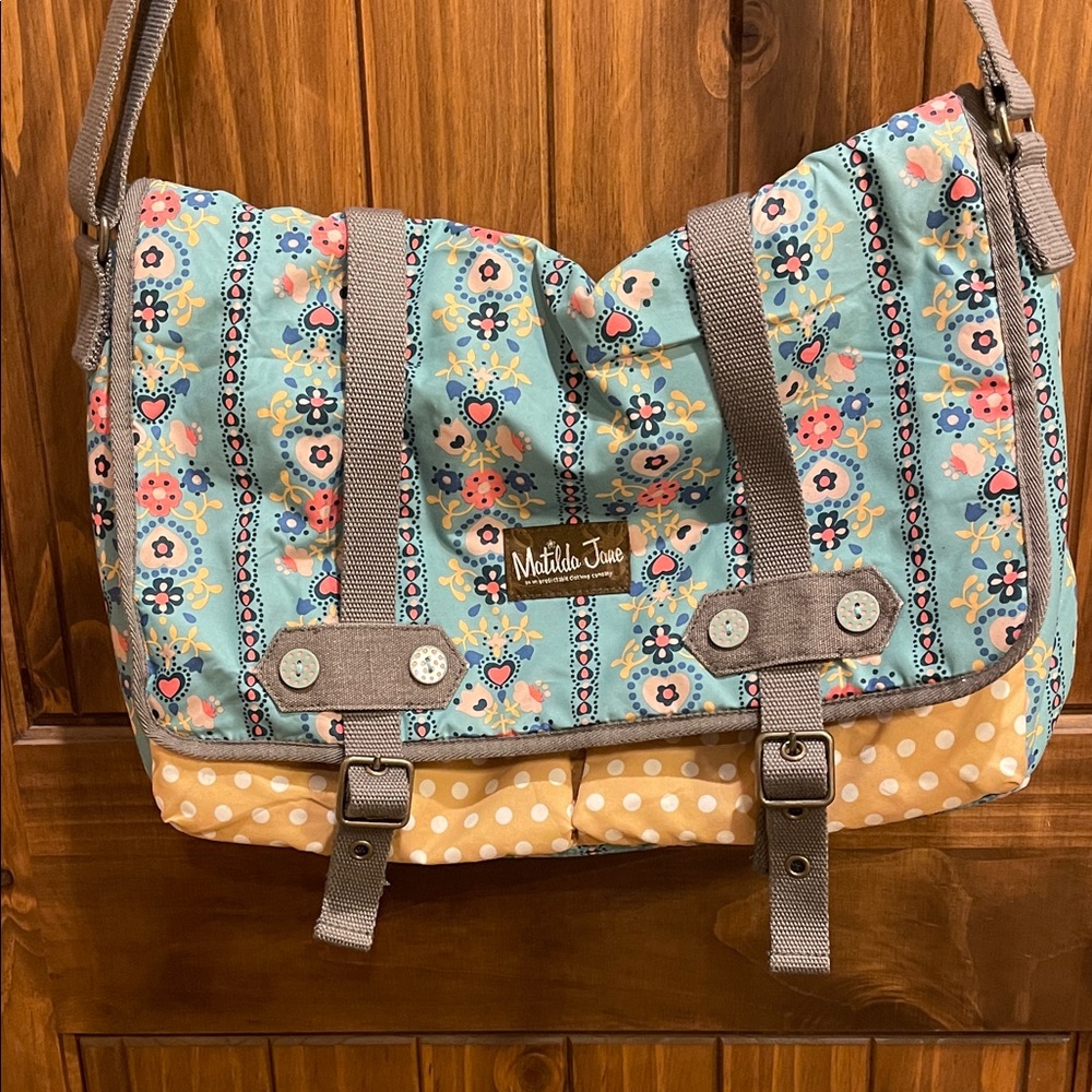 Matilda Jane Blue and Yellow Floral Shoulder Bag